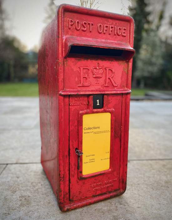 #0015: Original 1960's Post Box