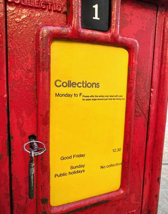 #0015: Original 1960's Post Box