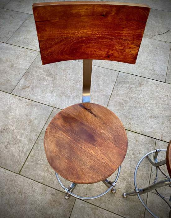 #0017: Pair of Hand Built Bar Stools