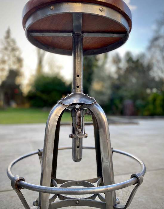 #0017: Pair of Hand Built Bar Stools